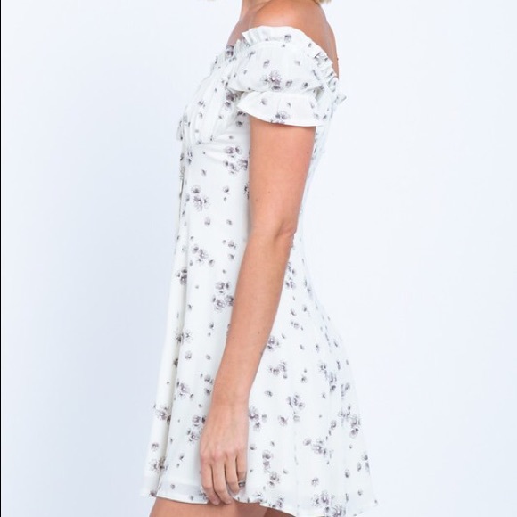 Off the shoulder mini dress - Picture 4 of 8